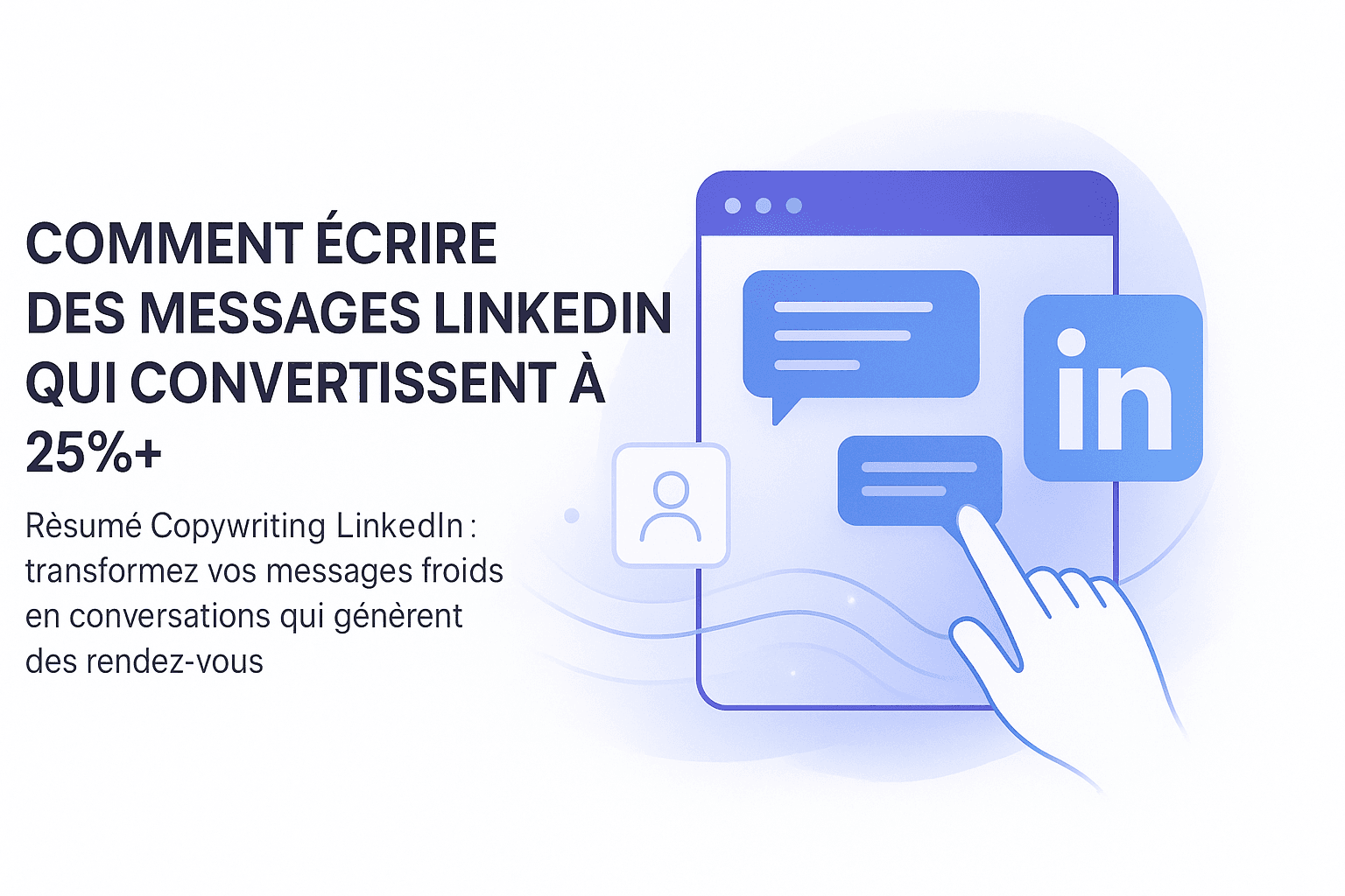 Comment écrire des messages LinkedIn qui convertissent à 25%+
