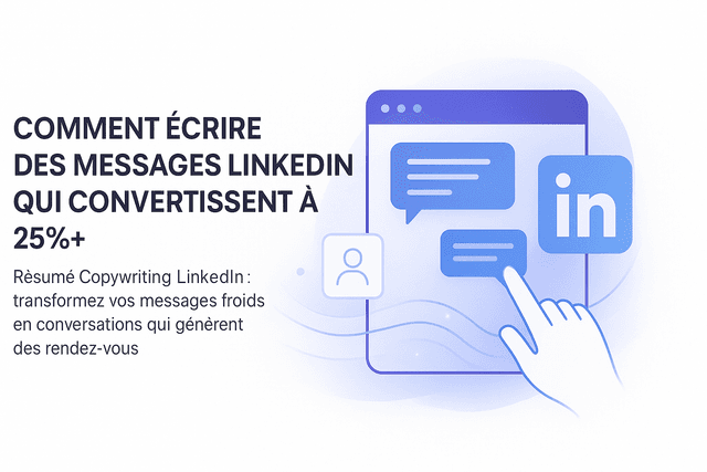 Comment écrire des messages LinkedIn qui convertissent à 25%+