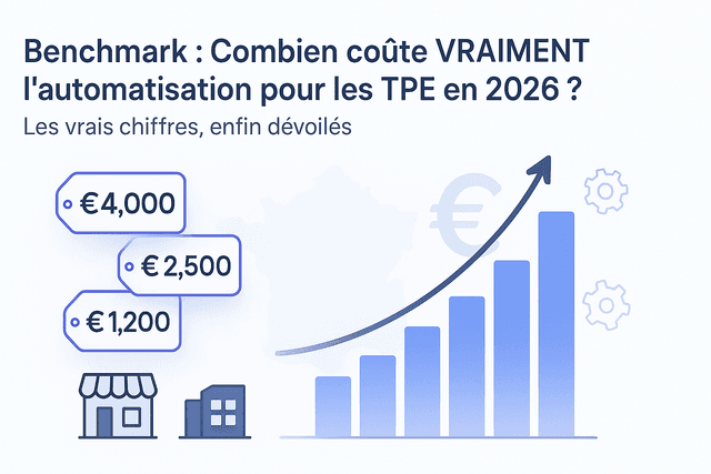 Benchmark TPE 2026 : combien coûte VRAIMENT l'automatisation en France ?